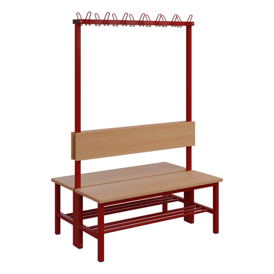 SVO - 120 stěna oboustranná věšáková RAL 3002 - červená